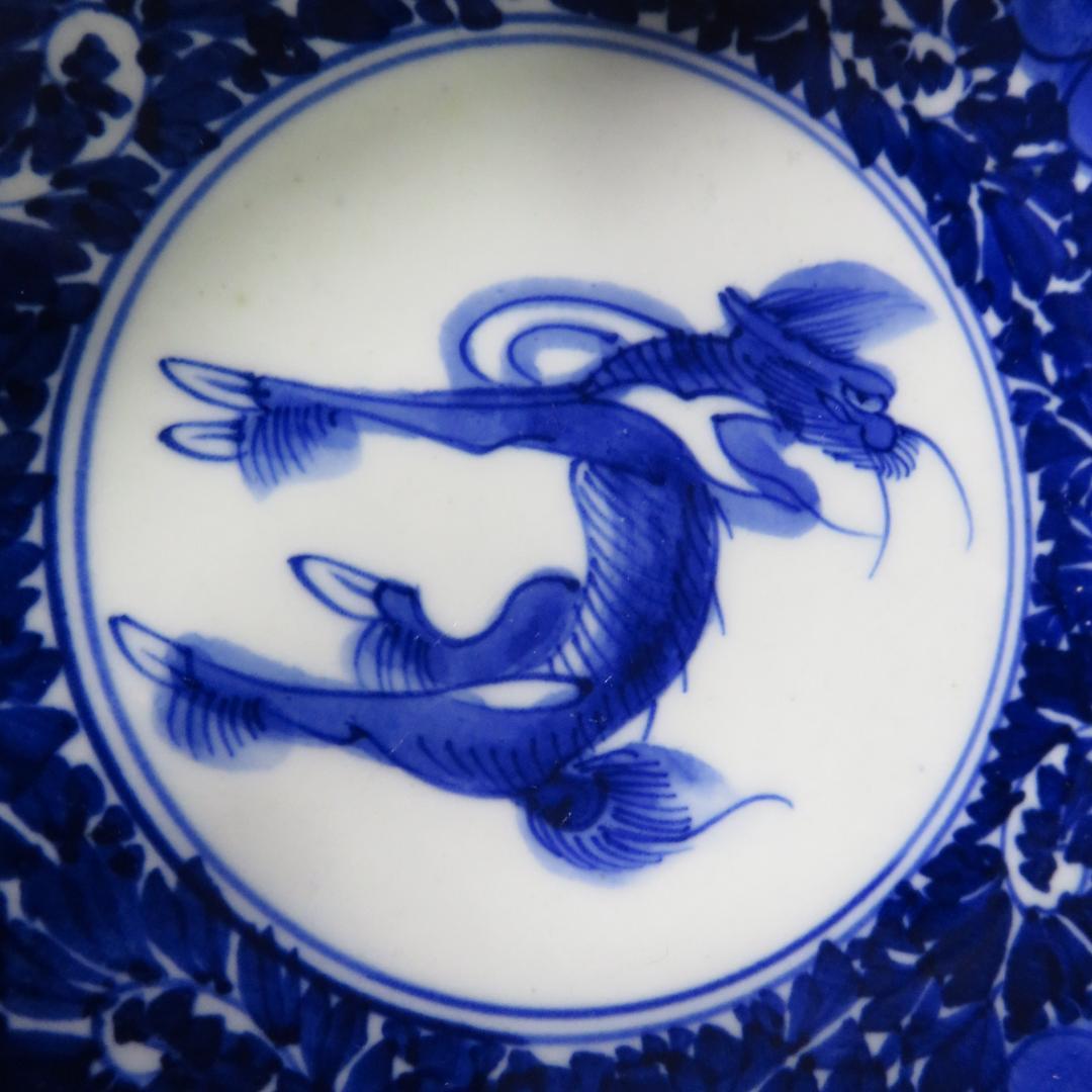 なます皿 5枚 古伊万里 麒麟 花唐草 江戸 明治 大正 希少