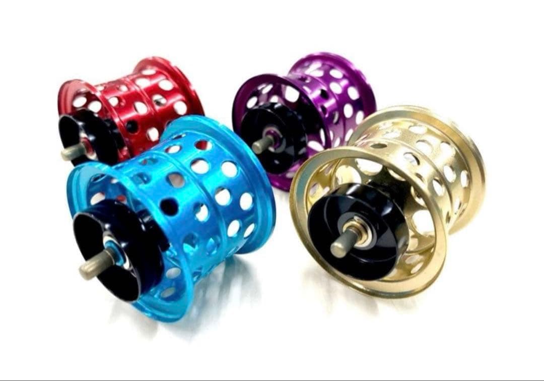 KTFフィネススプールKAHENスティーズCT用Ver2 30φライトブルー