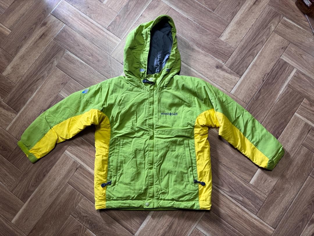 モンベル スノーウェア上下セット 130cm グローブ付き