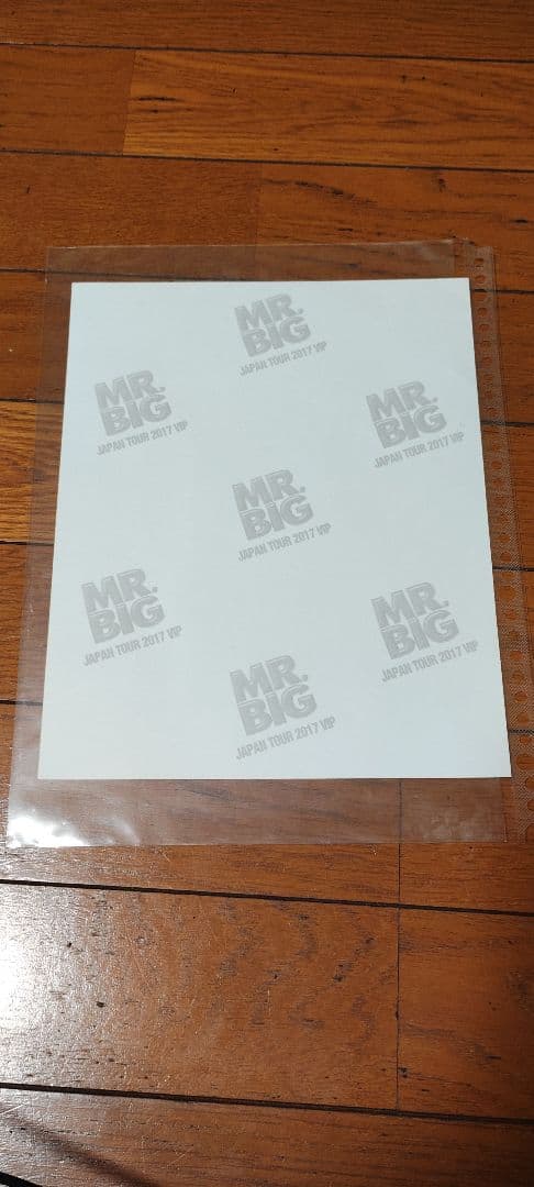 MR.BIG JAPAN TOUR 2017 VIP 直筆サイン