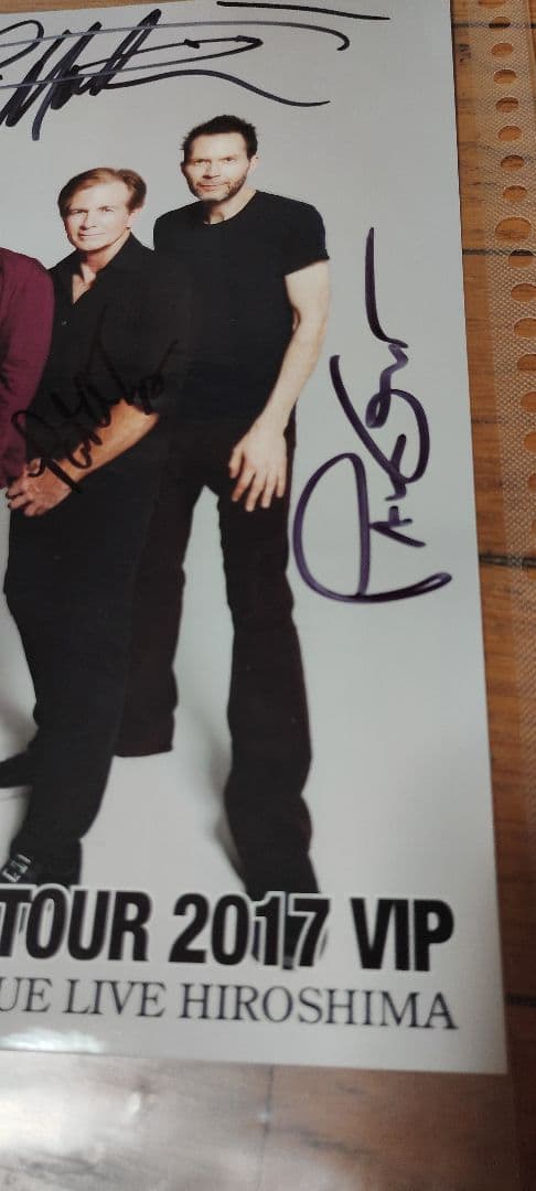 MR.BIG JAPAN TOUR 2017 VIP 直筆サイン