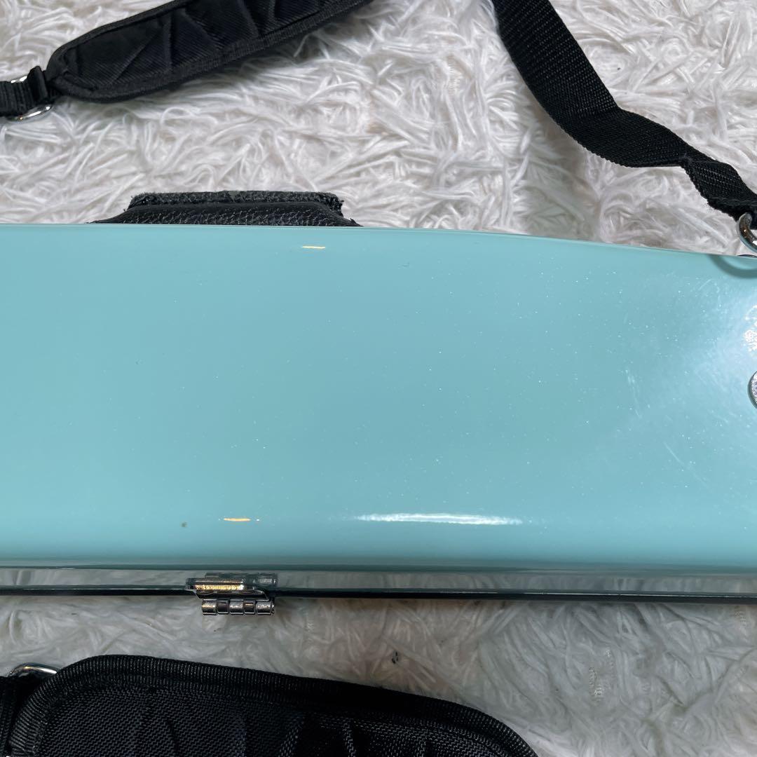 CC シャイニーケース　ソプラノサックス　ケース　ブルー
