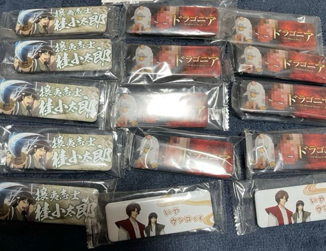 銀魂　ロングカンバッジコレクション　桂小太郎　坂本辰馬　エリザベス15点セット