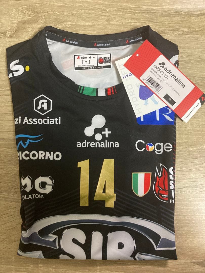 石川祐希　ペルージャ オーセンティックユニフォーム　ホーム　M