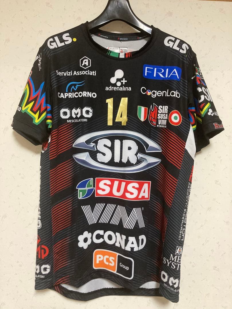 石川祐希　ペルージャ オーセンティックユニフォーム　ホーム　M