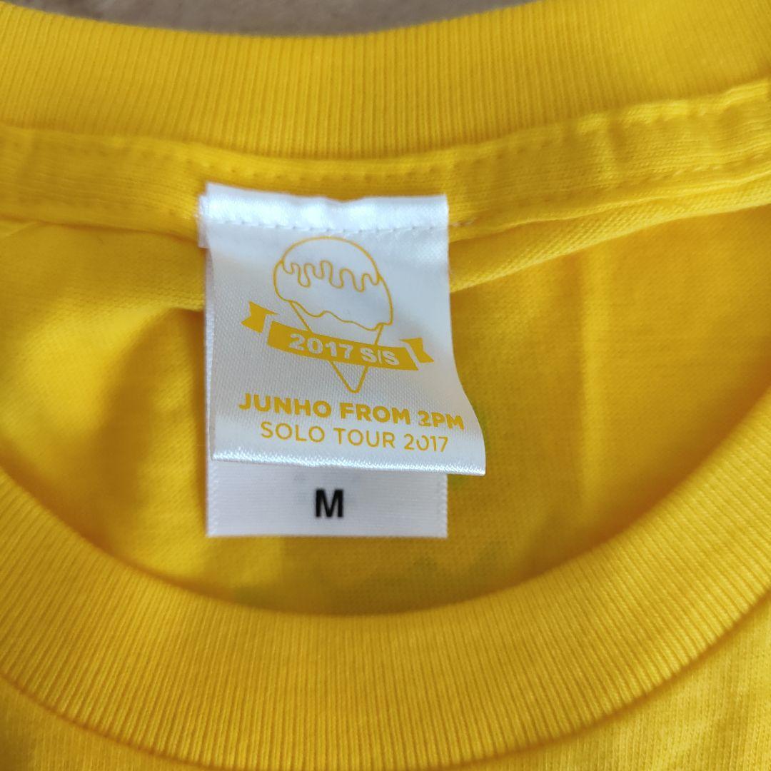 2PM ジュノ 直筆サイン Tシャツ 2017 S/S