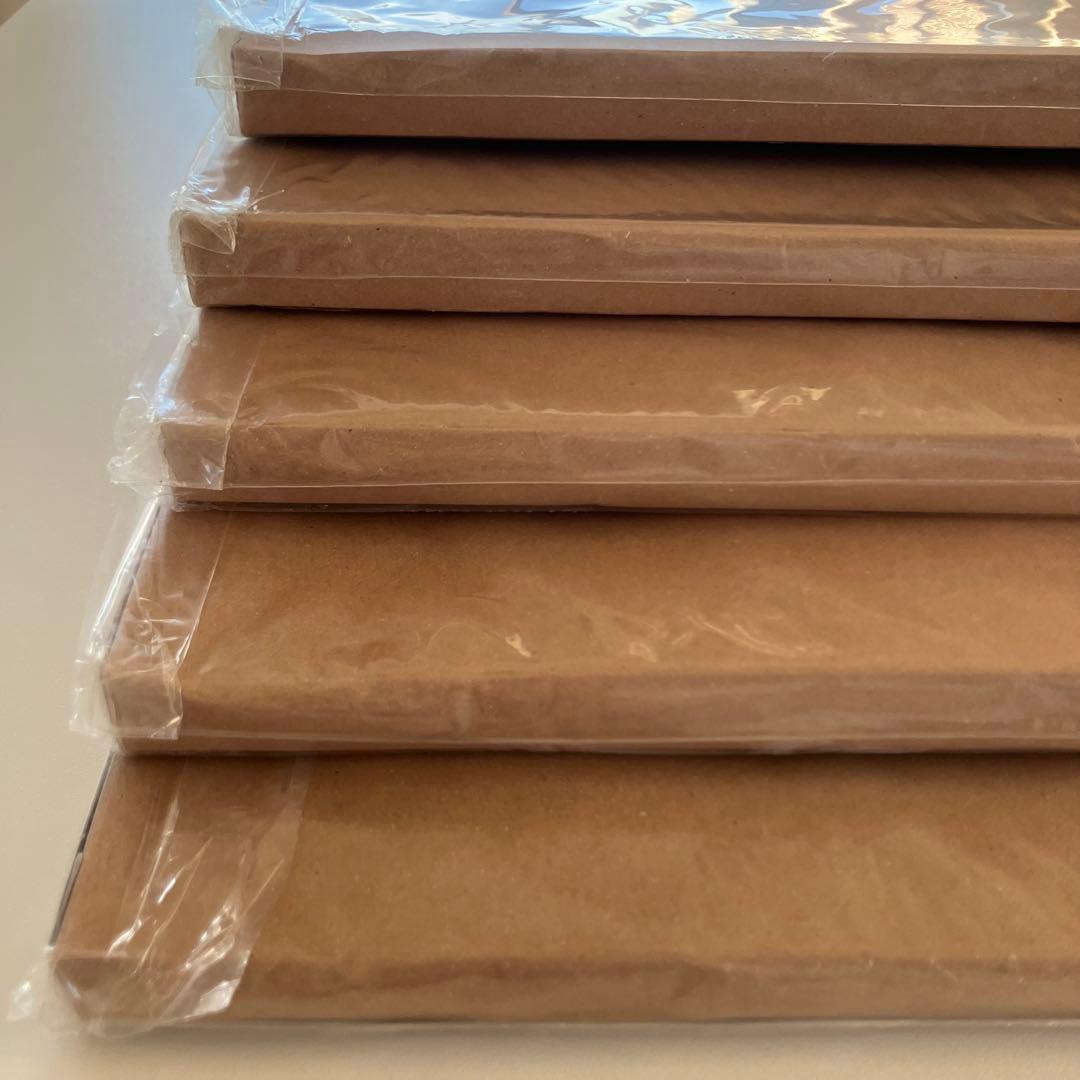 無印良品　台紙に書き込めるアルバム　四つ切　5冊セット