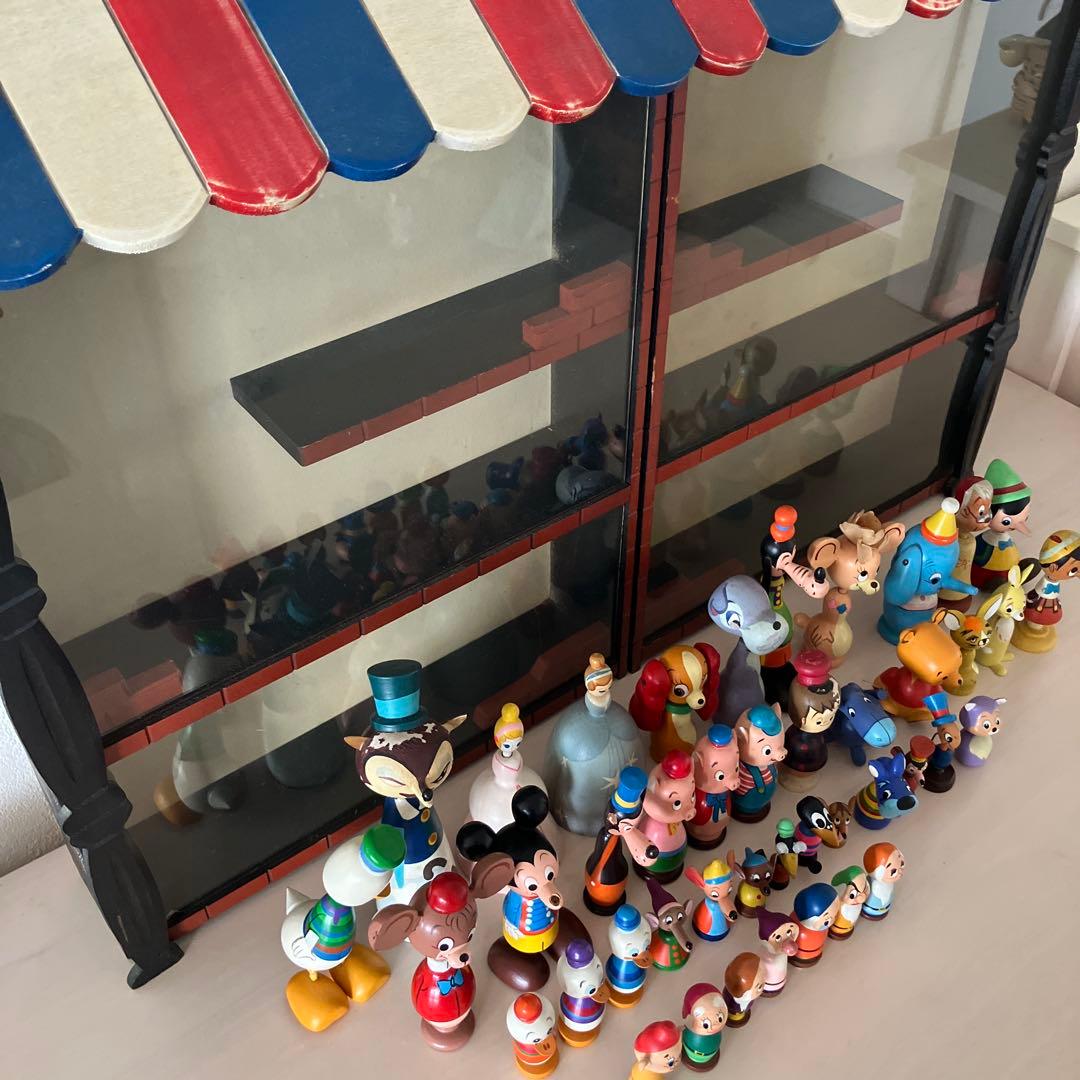 ディズニー　まんがこけし　収納ケース　昭和レトロ　ビンテージ