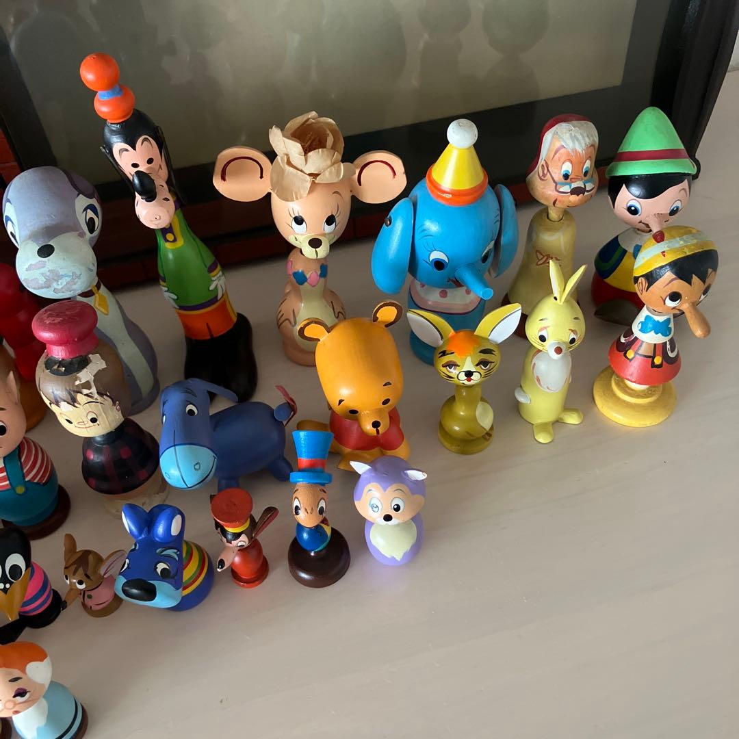 ディズニー　まんがこけし　収納ケース　昭和レトロ　ビンテージ