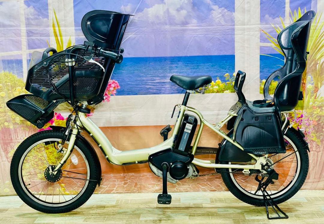 Y2502ヤマハ　パスキス⭐️人気モデル！子供乗せ電動アシスト自転車