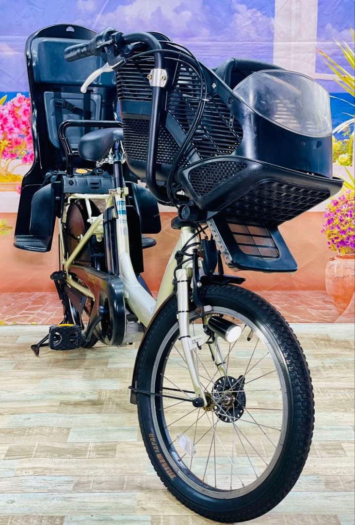 Y2502ヤマハ　パスキス⭐️人気モデル！子供乗せ電動アシスト自転車