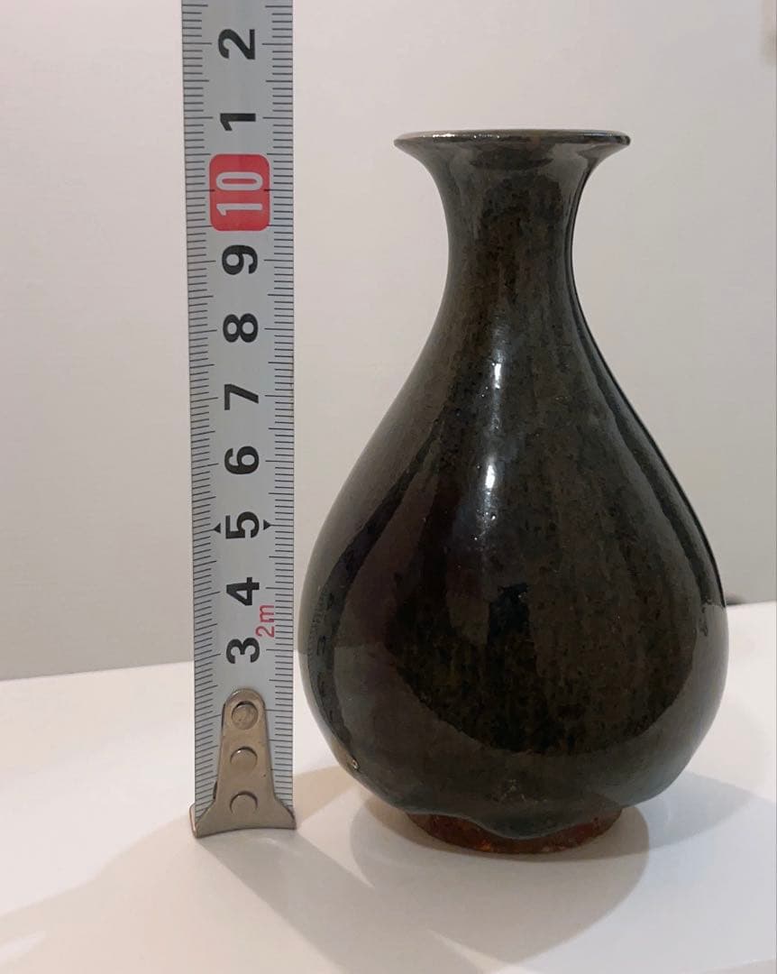 鈞窯玉壺春瓶　骨董品　古美術　陶芸　酒器