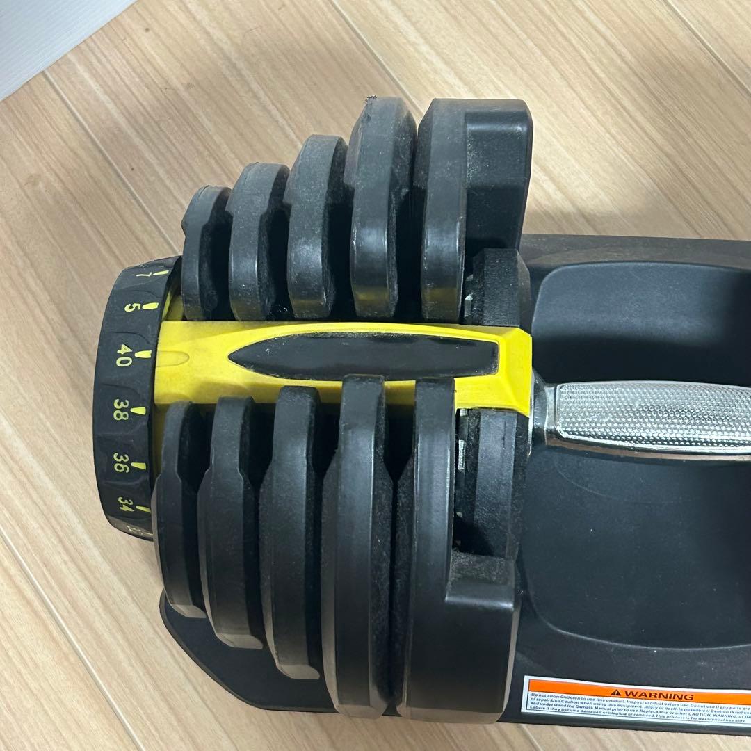 可変式ダンベル 最大約40kg 　片側1個①　　　【説明文必読、お願い致します】