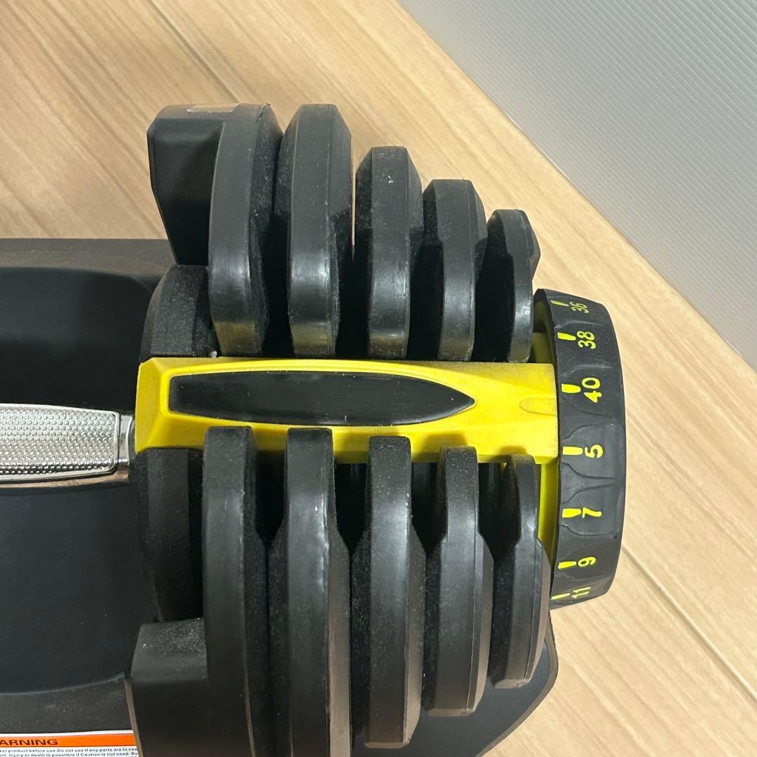 可変式ダンベル 最大約40kg 　片側1個①　　　【説明文必読、お願い致します】