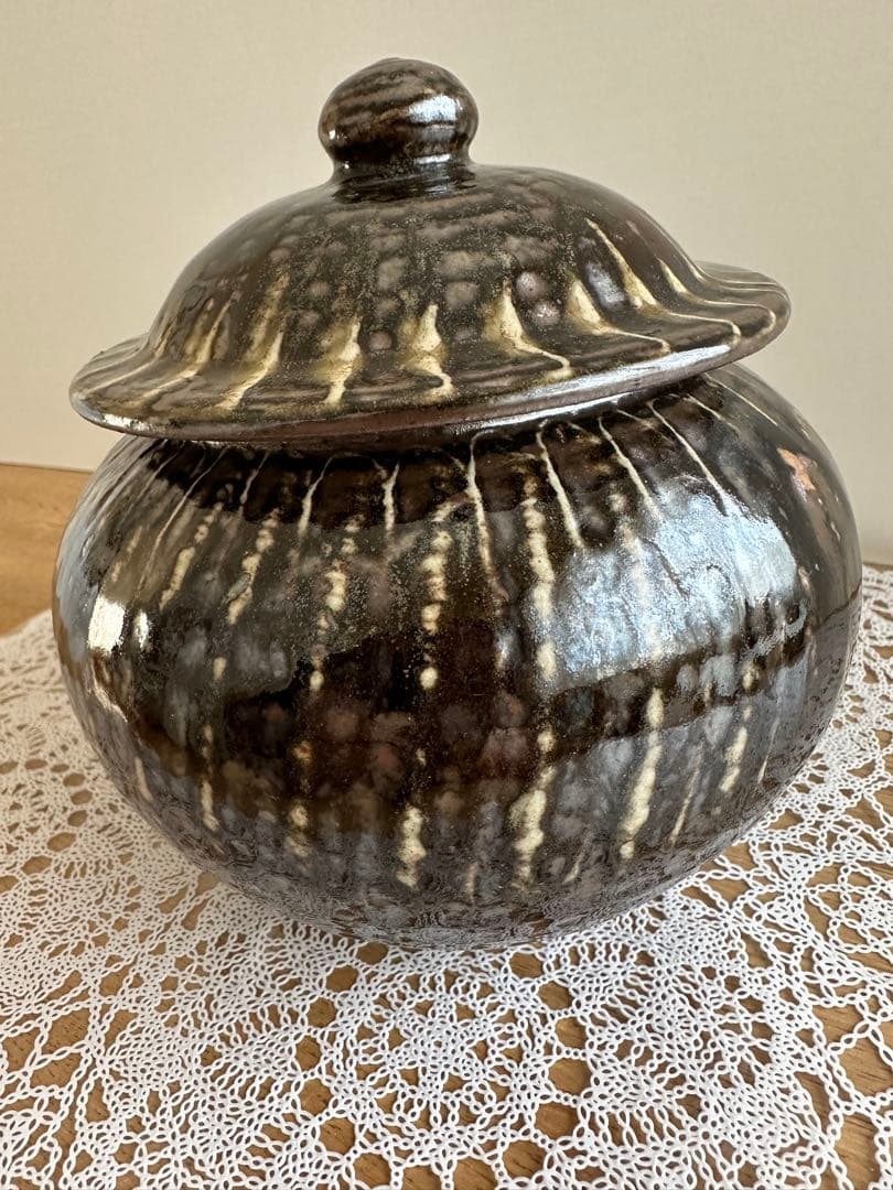 小鹿田焼☆未使用品☆大きな壺