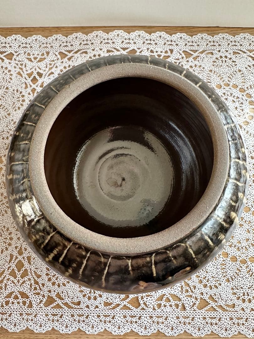 小鹿田焼☆未使用品☆大きな壺