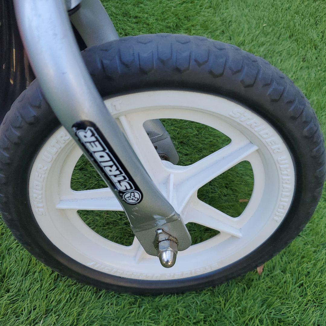 【動作良好】STRIDER PROバランスバイク 12インチ シルバー