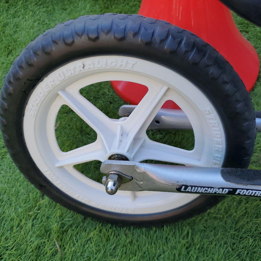 【動作良好】STRIDER PROバランスバイク 12インチ シルバー