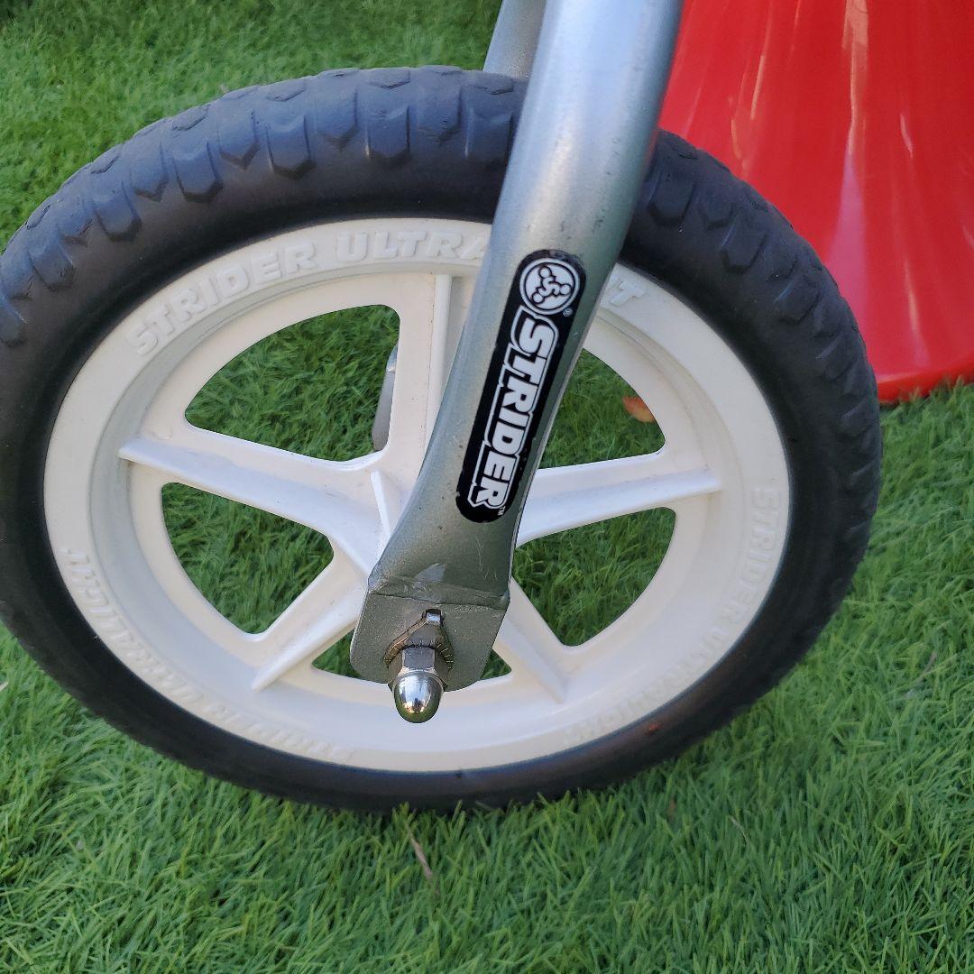 【動作良好】STRIDER PROバランスバイク 12インチ シルバー