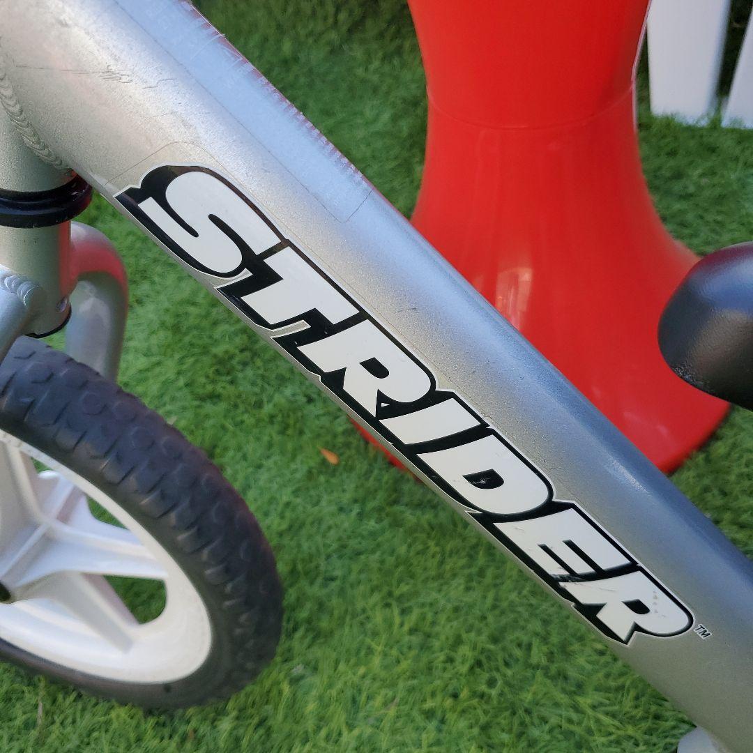 【動作良好】STRIDER PROバランスバイク 12インチ シルバー