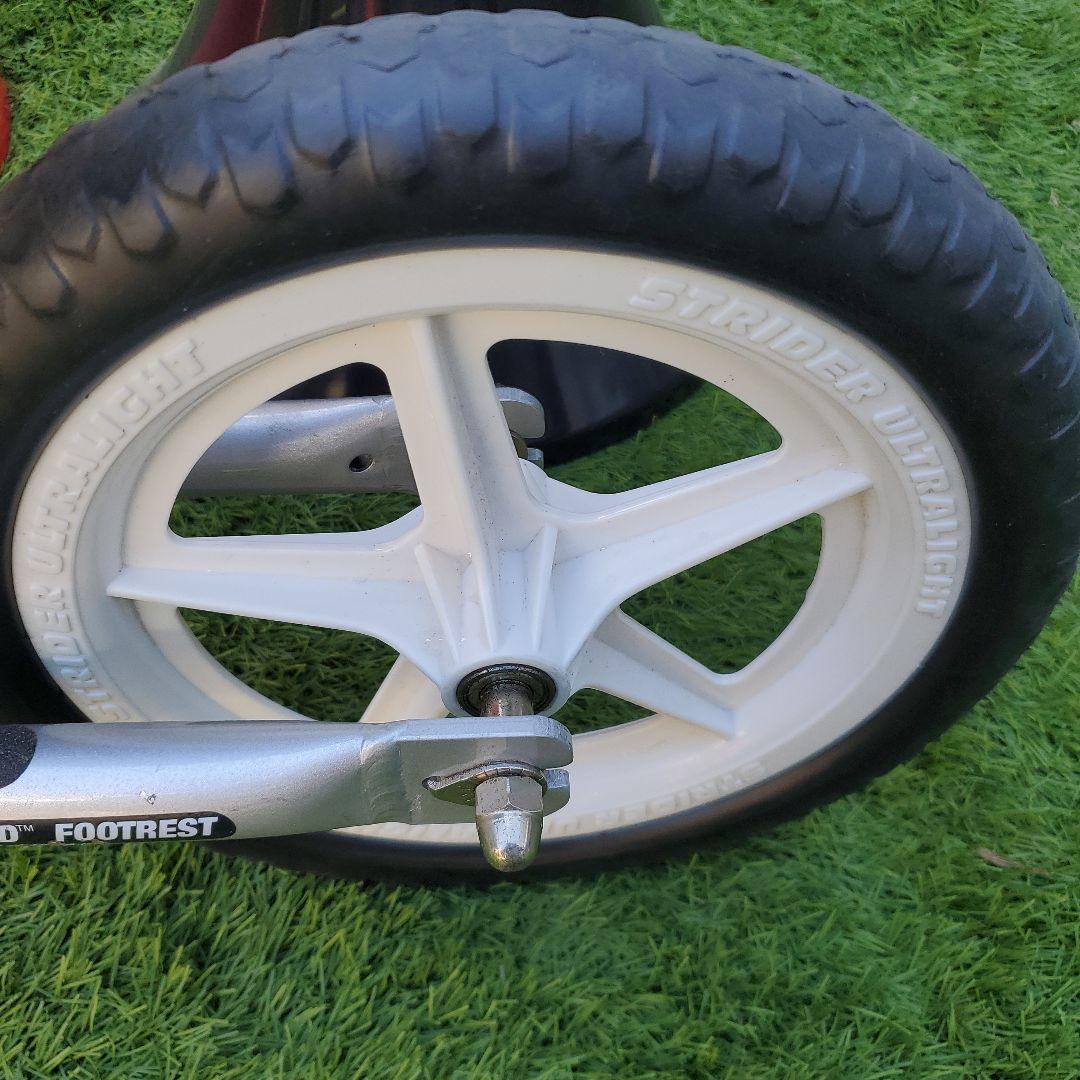 【動作良好】STRIDER PROバランスバイク 12インチ シルバー