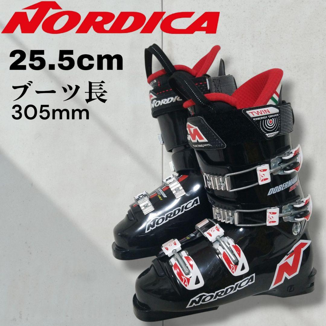 【美品】ノルディカ　NORDICA スキーブーツ　25.5cm ドーベルマン　黒