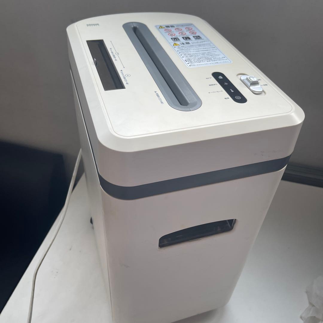 電動シュレッダー業務用 家庭用マイクロカット 6枚細断 CD/DVD カード対応