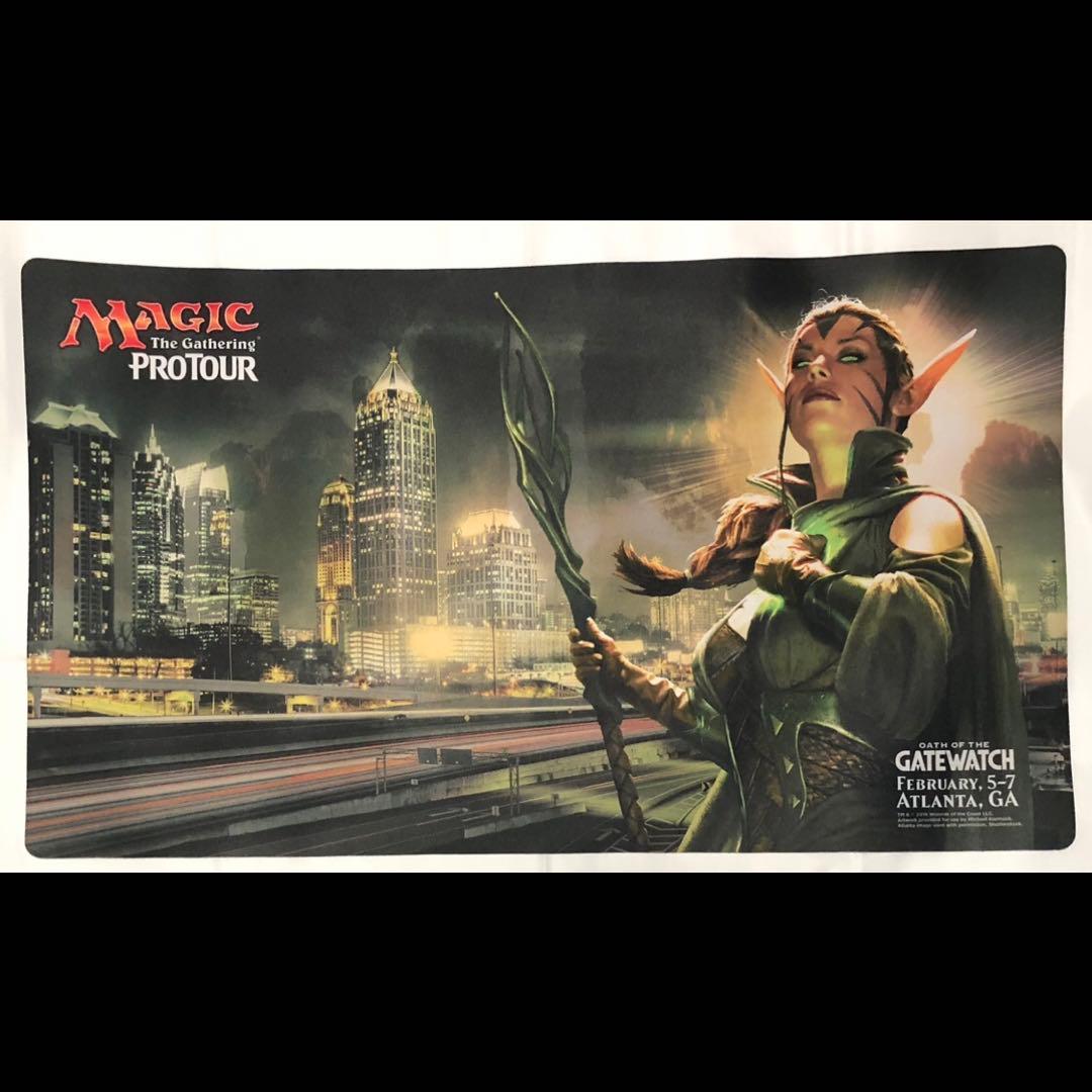 mtg プレイマット プロツアー ゲートウォッチの誓い ニッサ