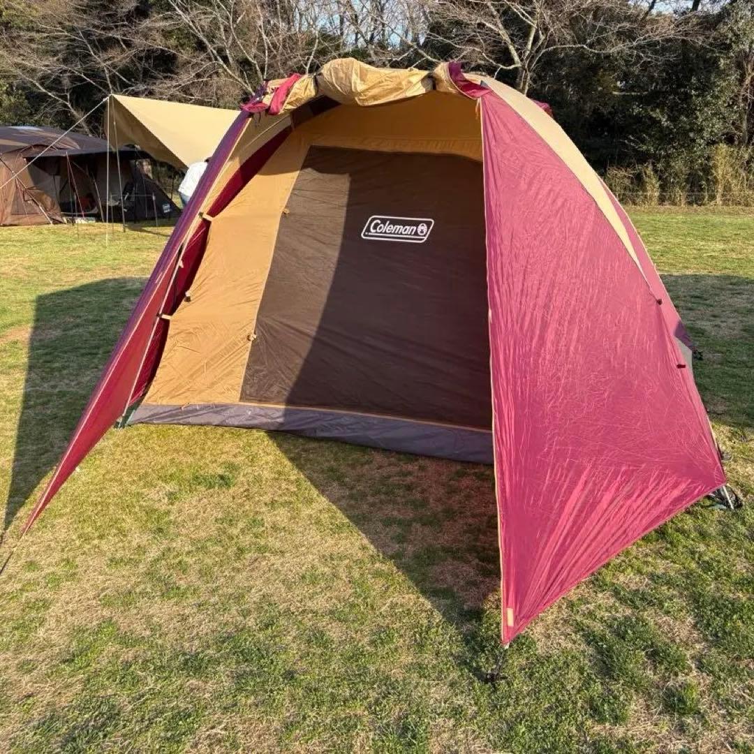コールマン　タフドーム3025 スタートパッケージ　バーガンディ