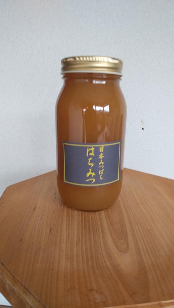 日本ミツバチ百花蜜結晶化蜂蜜1000ｇ１本
