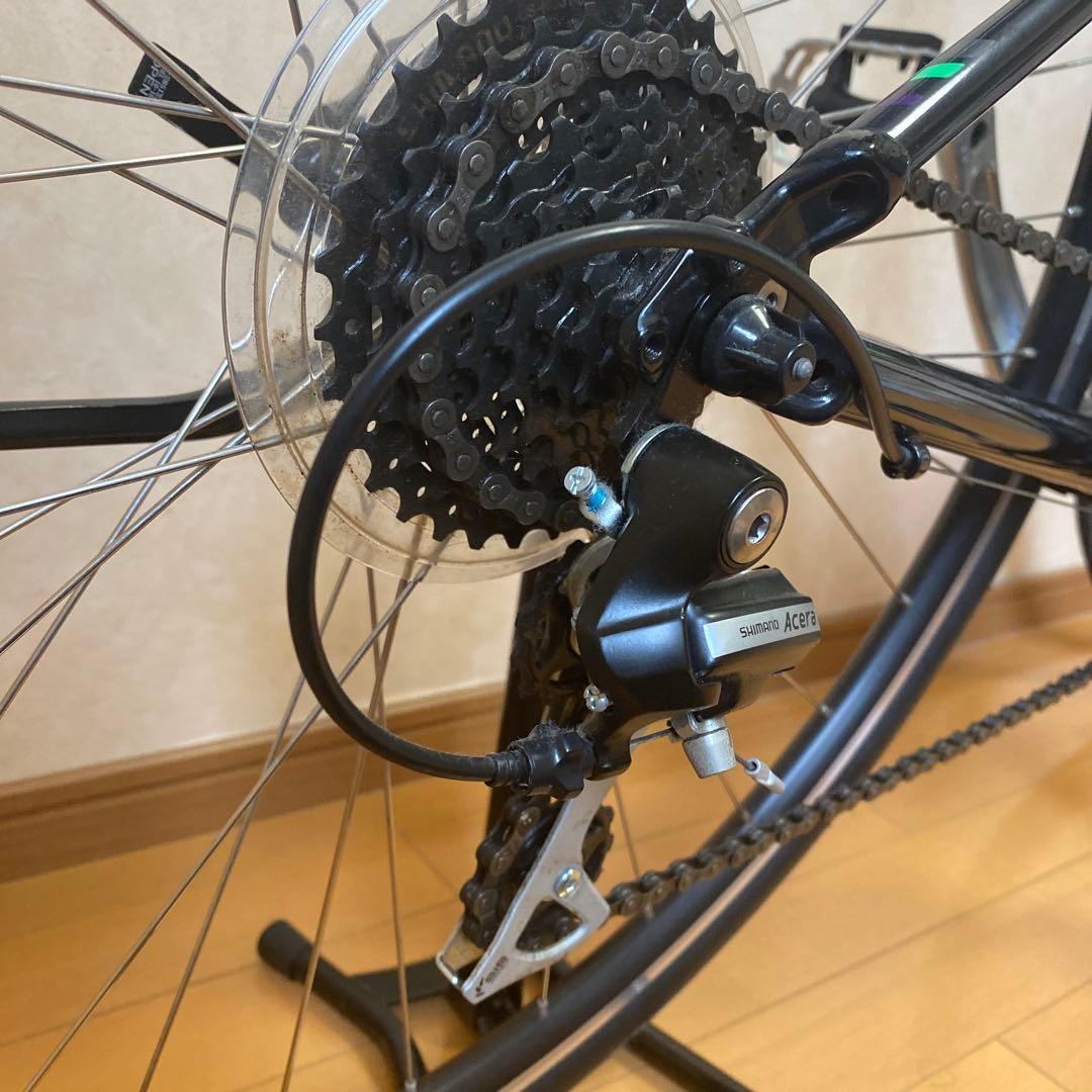 【送料込み、室内保管・美品】TREK クロスバイクFX2 WSDブラック