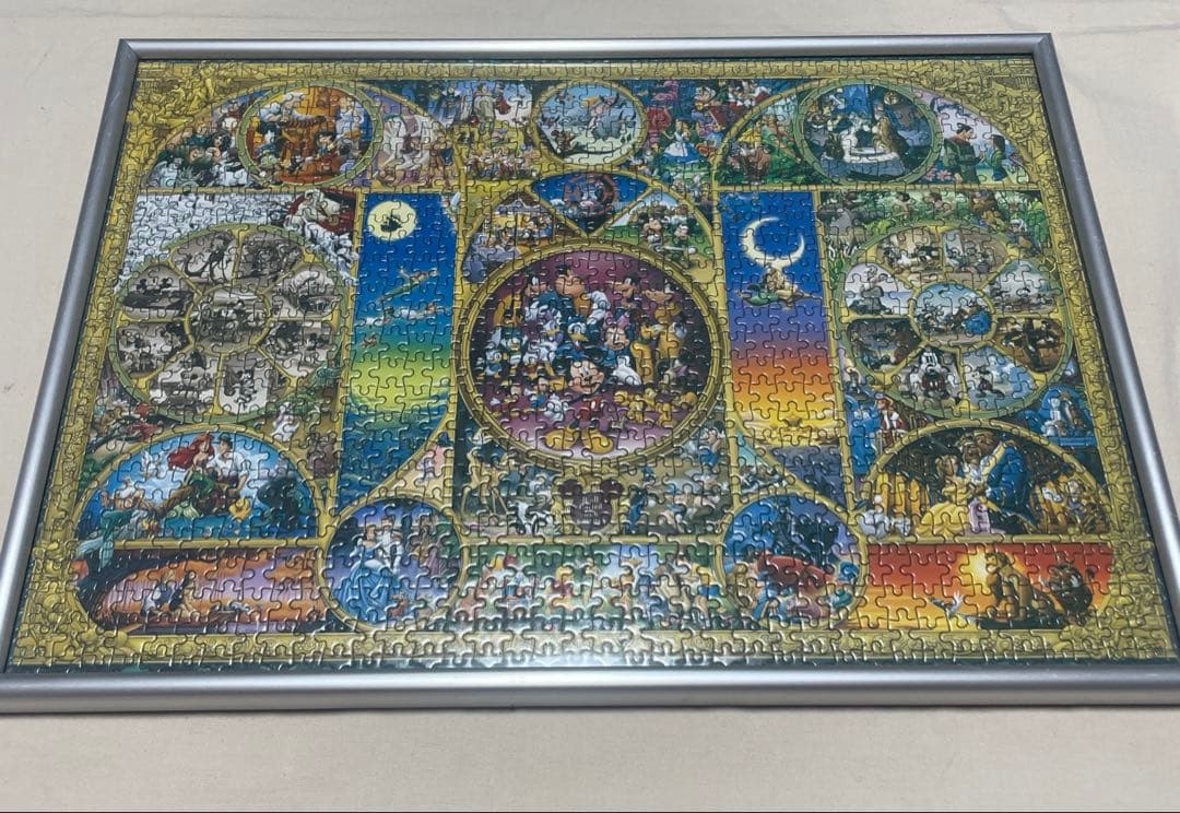 ディズニー　ジグソーパズル　完成品　9個セット