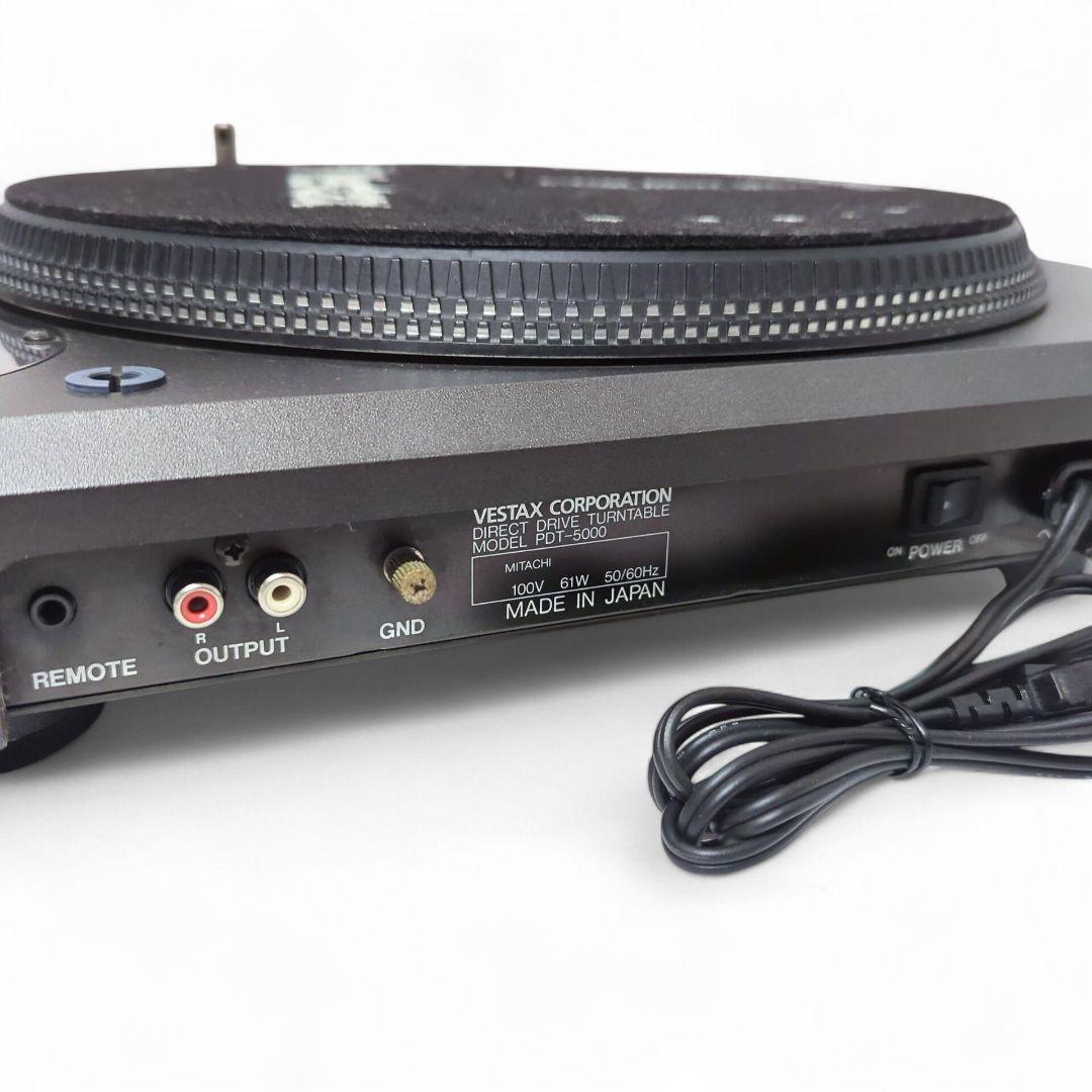 【名機】 VESTAX ベスタクス ターンテーブル PDT-5000
