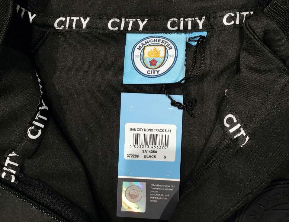 マンシティ スリムフィット トラックスーツ 上下 L (UK Sサイズ)