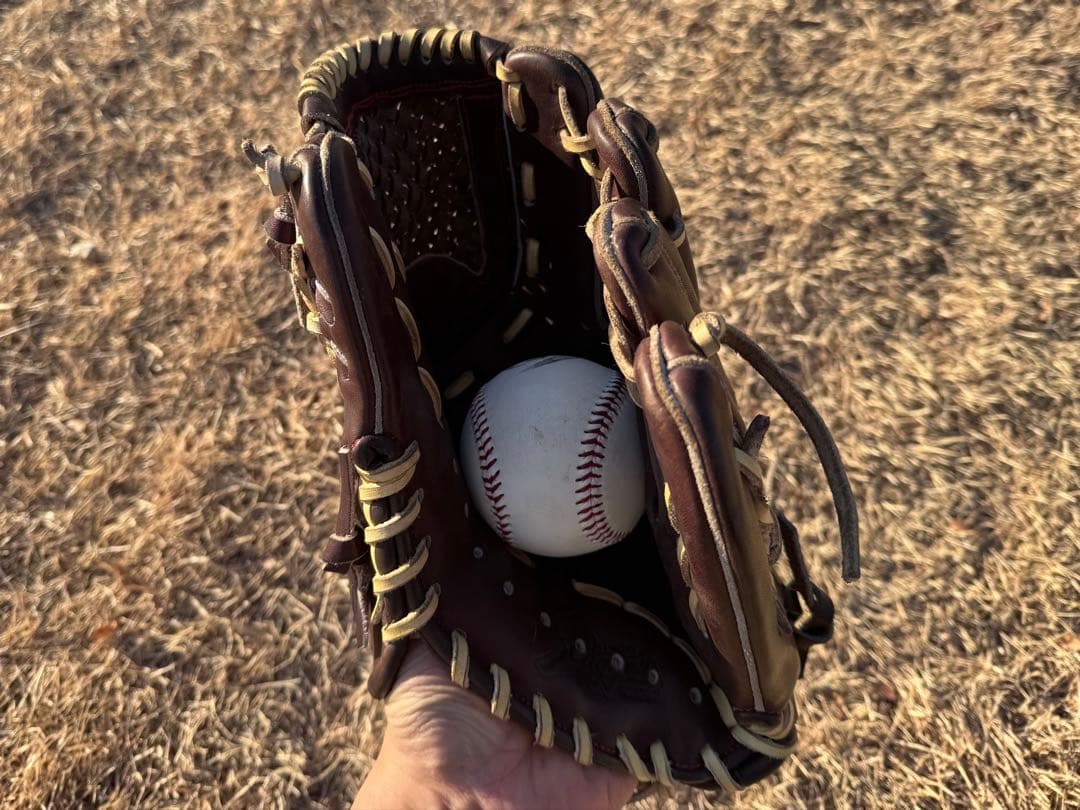 美品　久保田スラッガー 硬式用グローブ 内野