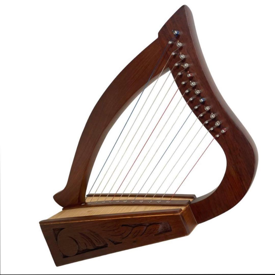 HR75 12弦ベビーハープ　入門セット付き