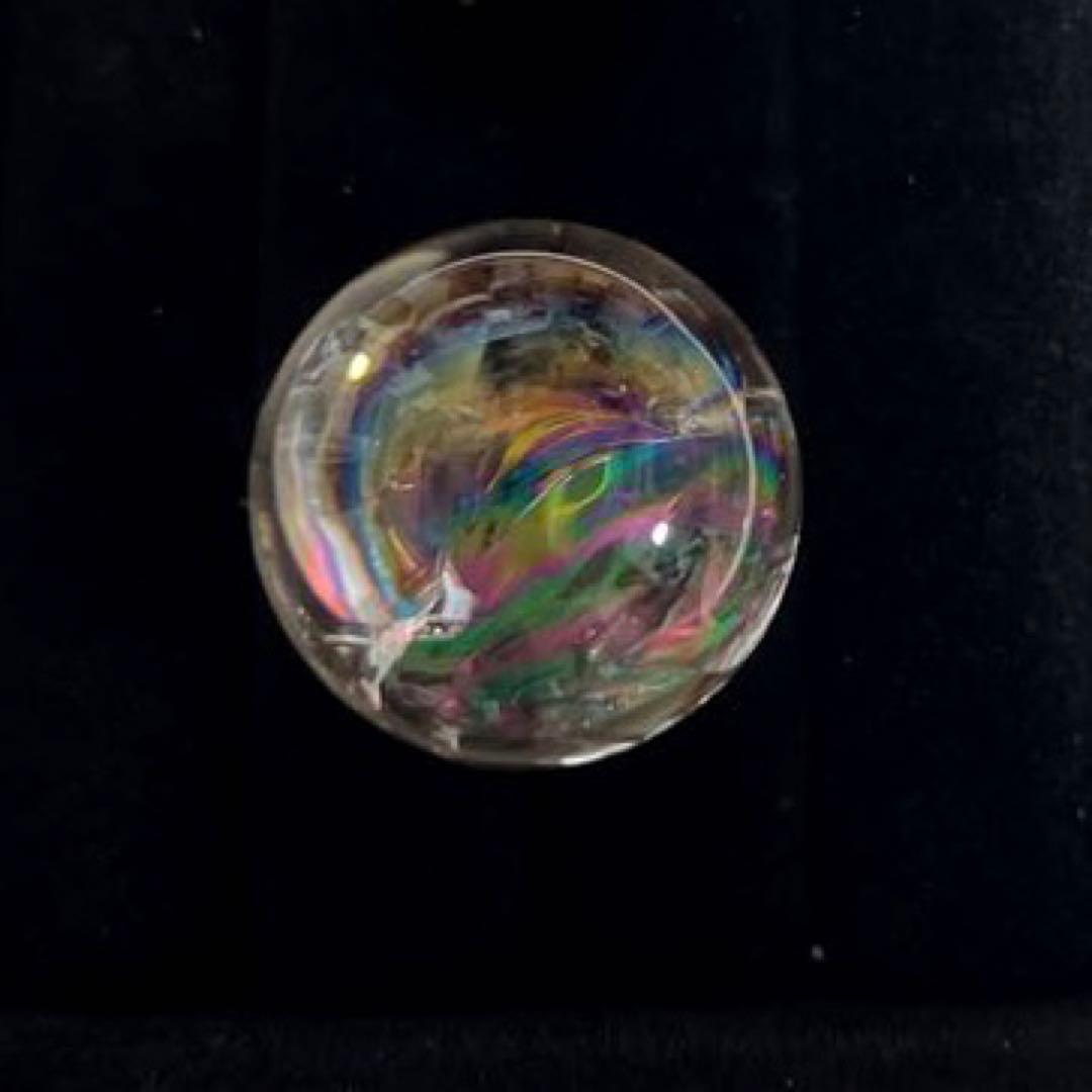 アイリスクォーツ　レインボー水晶　スフィア　丸玉