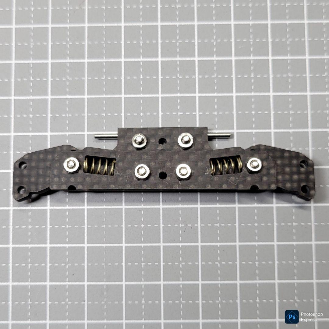 CNC立体加工 ヒンジ式AT機構 左右独立スラダン 純正カーボン プロトタイプ