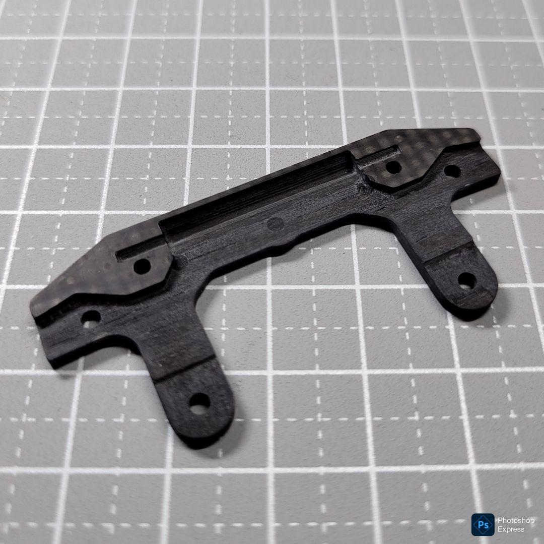 CNC立体加工 ヒンジ式AT機構 左右独立スラダン 純正カーボン プロトタイプ