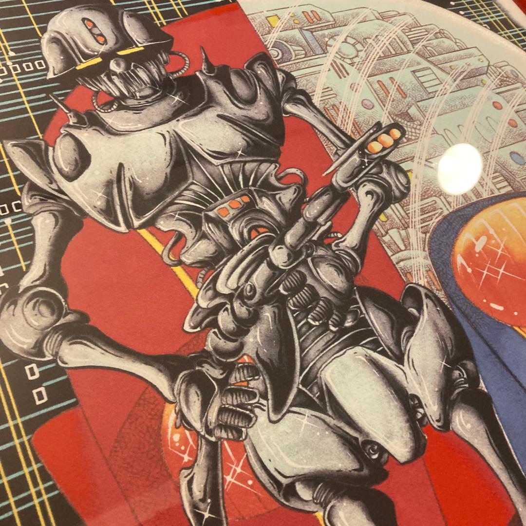 限定50個 石ノ森章太郎 サイン入り キカイダー ハカイダー リトグラフ