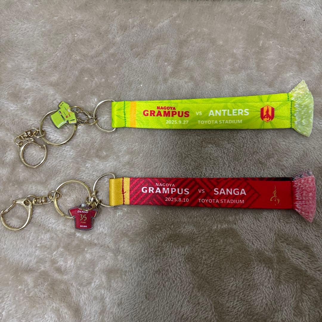 名古屋グランパスピサノ選手オーセンティックユニフォーム ＋マッチデーキーホルダー