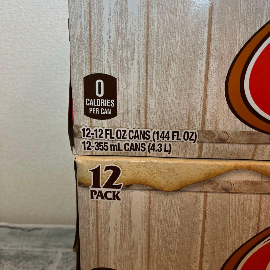 A&W ZERO SUGAR ROOT BEER 12缶✖︎４ケース