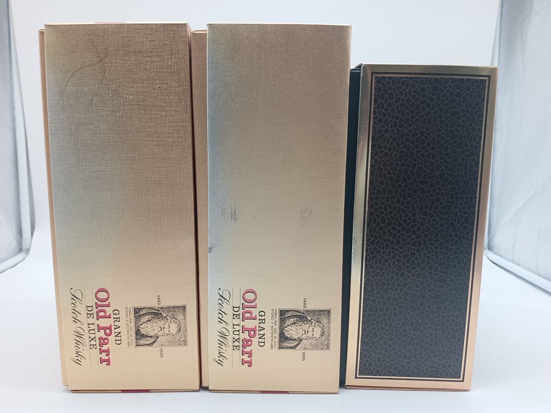 【未開栓】GRAND Old Parr 12年 オールドパー 3本 旧750ml