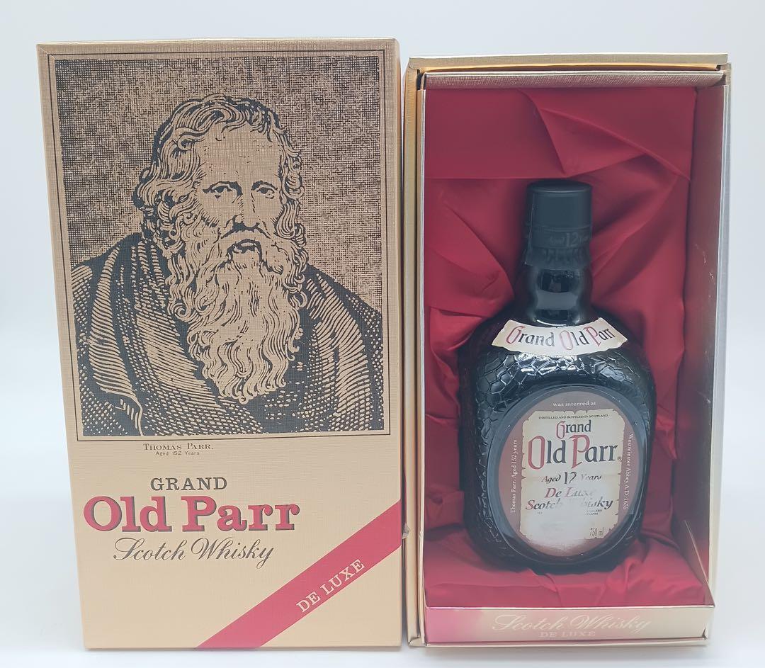 【未開栓】GRAND Old Parr 12年 オールドパー 3本 旧750ml
