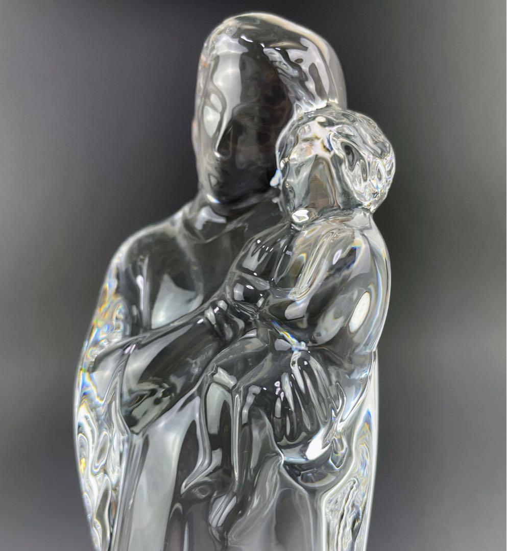 バカラ 聖母 マリア像 マリヤ像 フィギュリン ぺーパーウェイト 置物