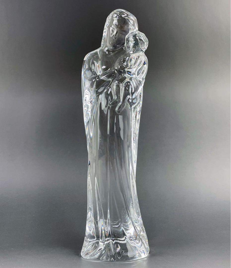 バカラ 聖母 マリア像 マリヤ像 フィギュリン ぺーパーウェイト 置物