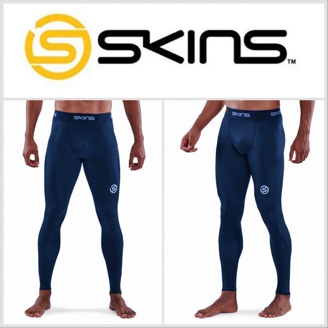 [新品] SKINS スキンズ SERIES-1 サポート ロングタイツ L 紺