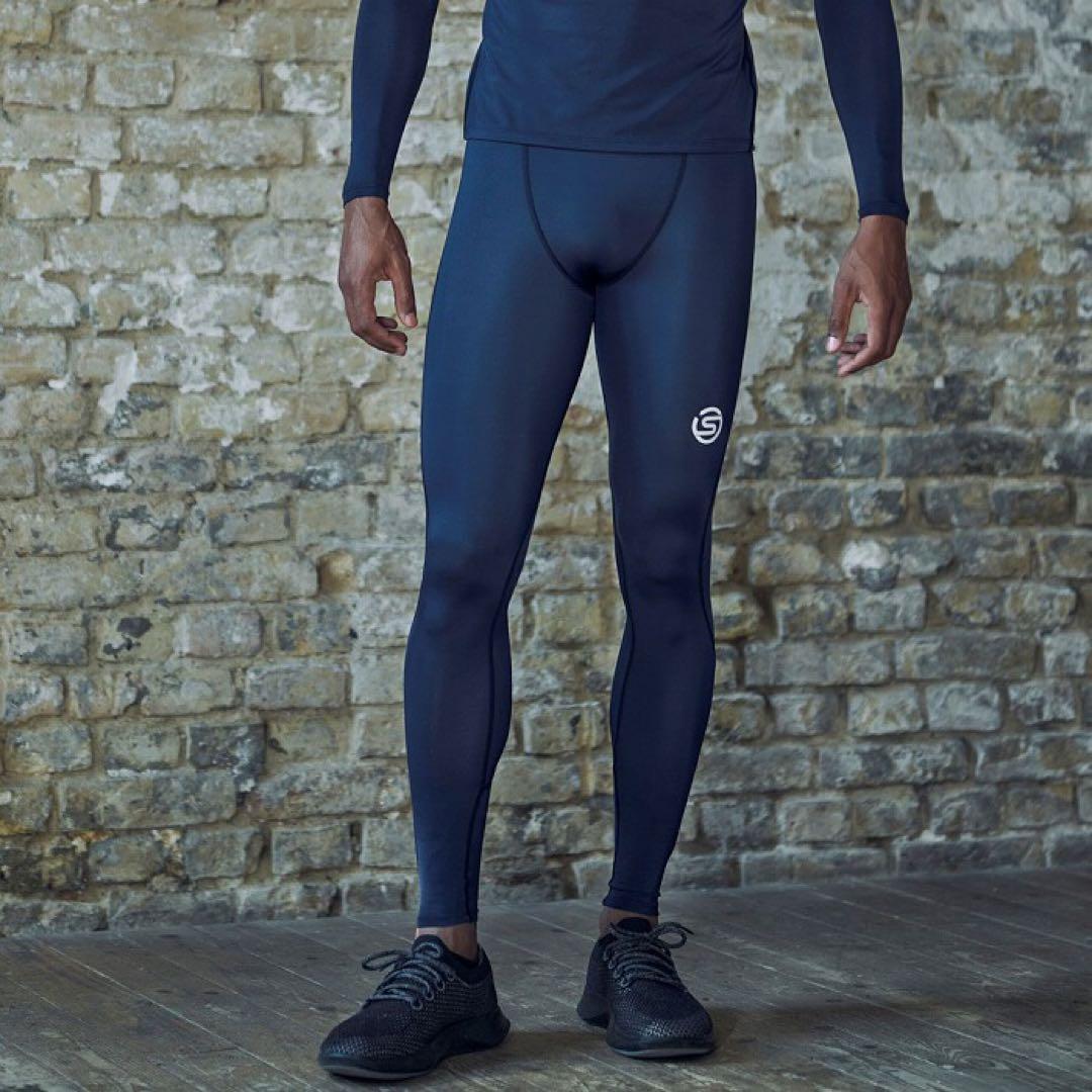 [新品] SKINS スキンズ SERIES-1 サポート ロングタイツ L 紺