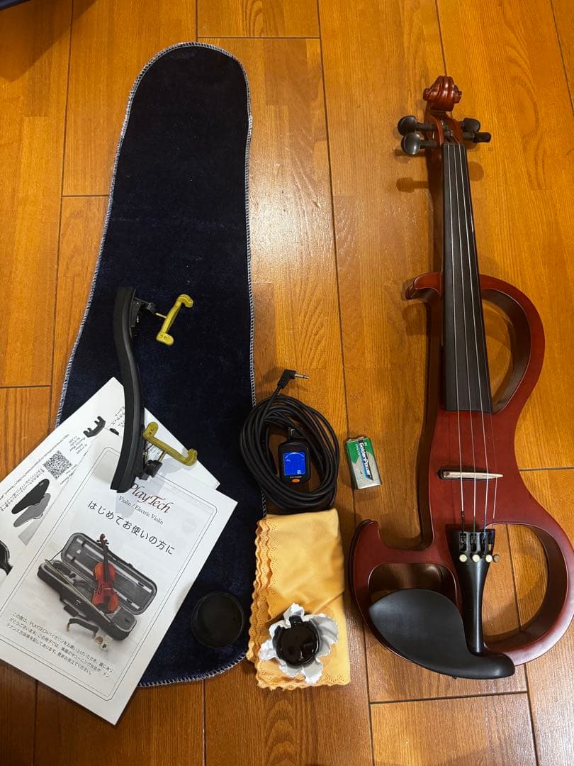 PLAYTECH PSV100BR エレクトリックバイオリン 4/4 ブラウン