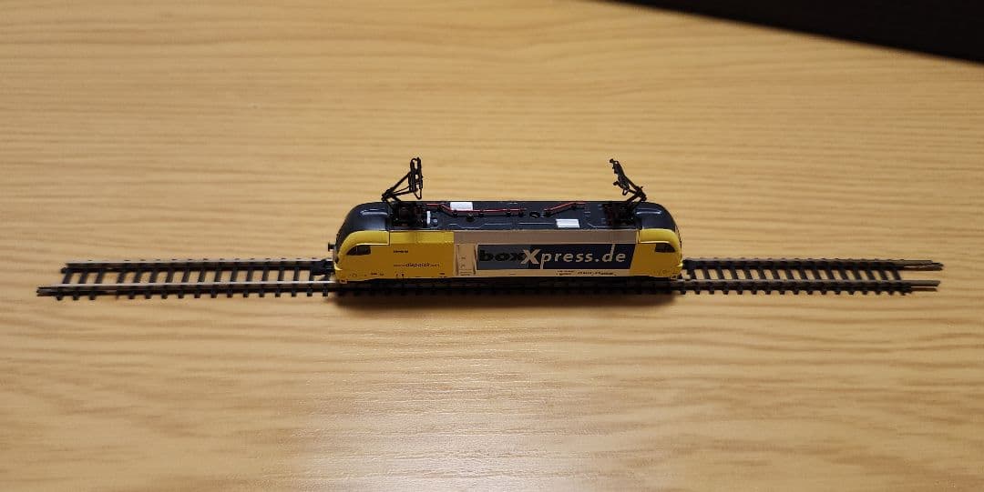 メルクリンミニクラブ 81432 電気機関車+コンテナ貨車セット おまけレール付